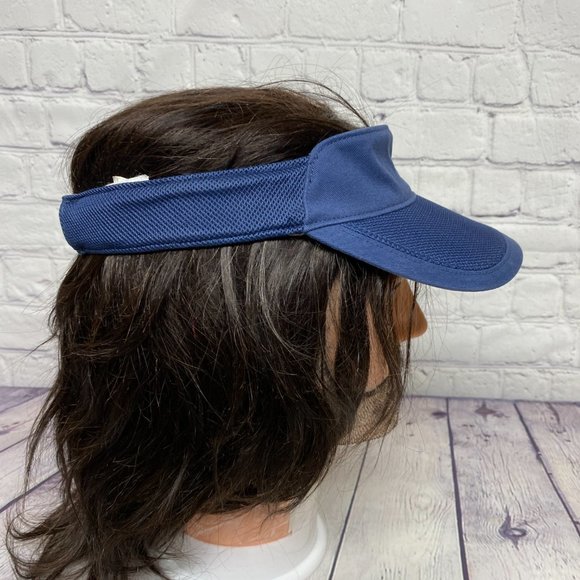 Adidas Golf Hat Women Cap Visor Strap Back Blue One Size Fits All Embroidered - Picture 4 of 10
